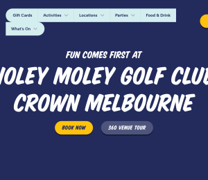 Holey Moley Golf Club Crown Melbourne